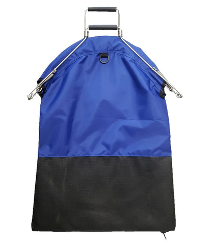 Spear Pro Heavy Duty One Handed Lobster Bag With Zipper Blue - FreedivingWarehouse