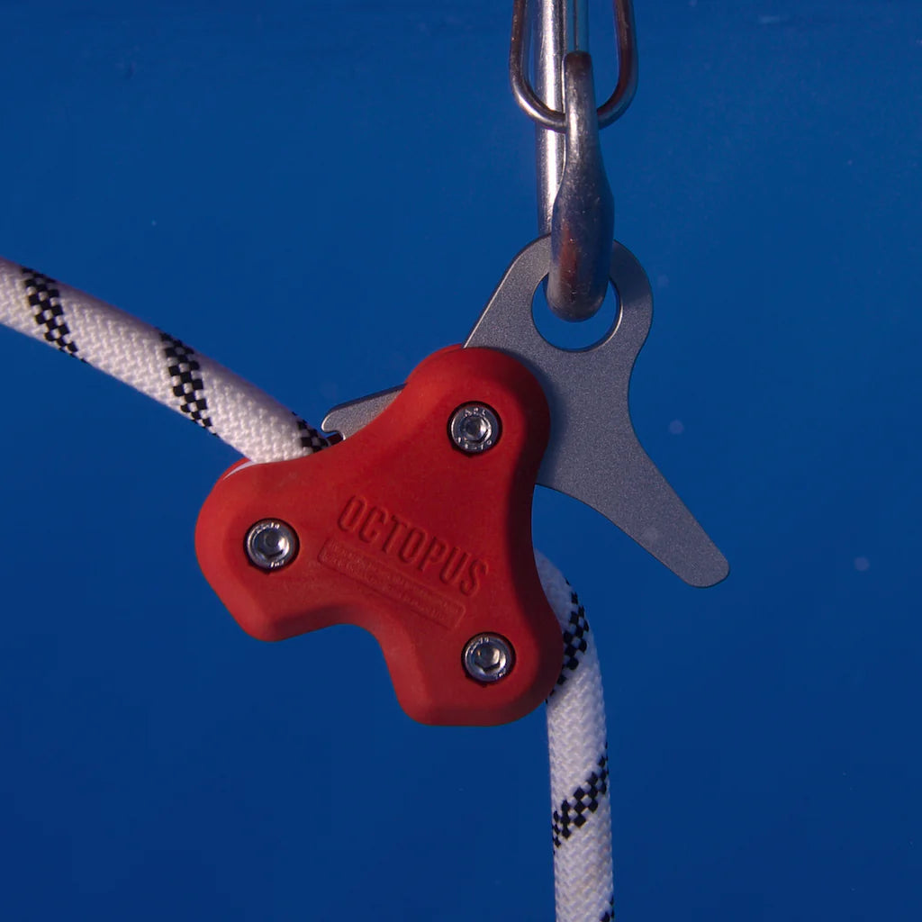 Octopus Freediving Pulling Systems Classic Red - FreedivingWarehouse