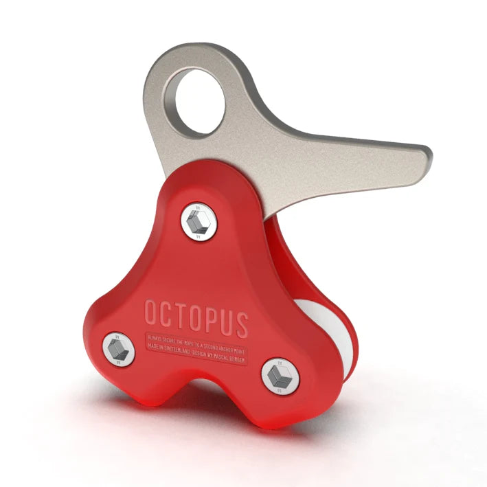 Octopus Freediving Pulling Systems Classic Red - FreedivingWarehouse