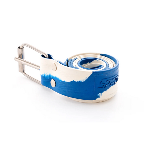 Spear Pro 4mm Marseilles Weight Belt White/Blue - FreedivingWarehouse