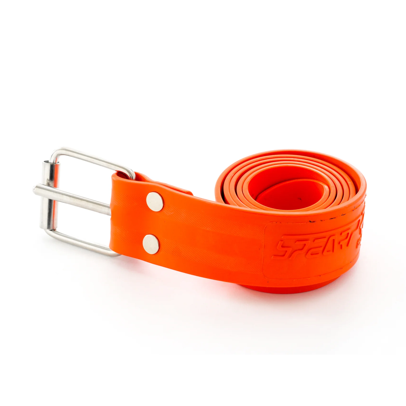 Spear Pro 4mm Marseilles Weight Belt Orange - FreedivingWarehouse