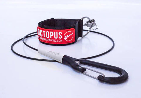 Octopus Freediving Competition Lanyard Red - FreedivingWarehouse