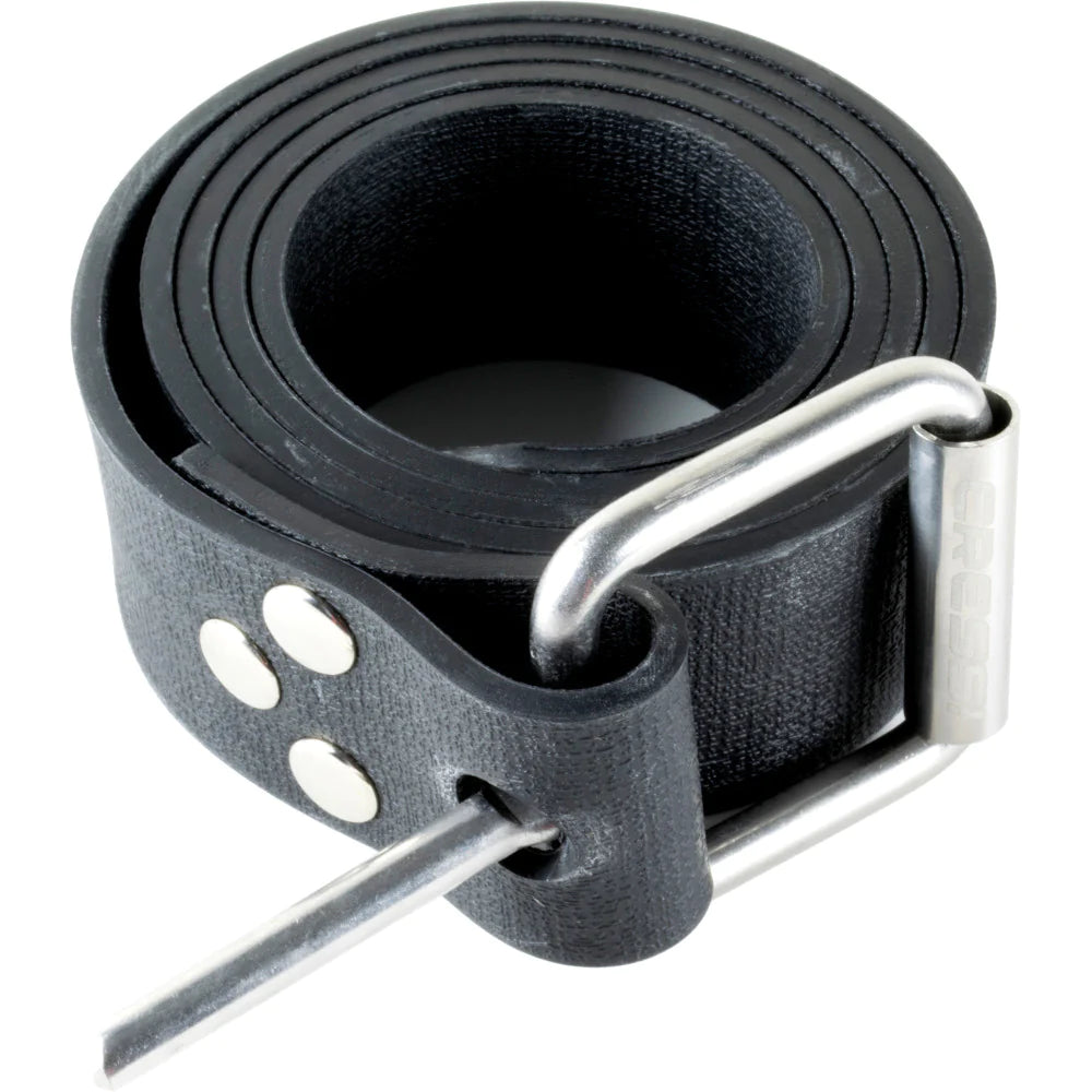 Cressi Premium Marseillaise Rubber Belt Black - FreedivingWarehouse